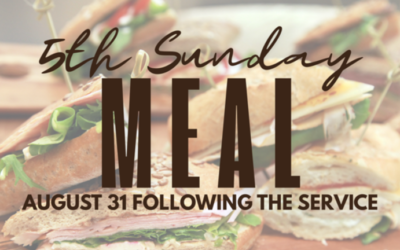 5TH SUNDAY LUNCHEON